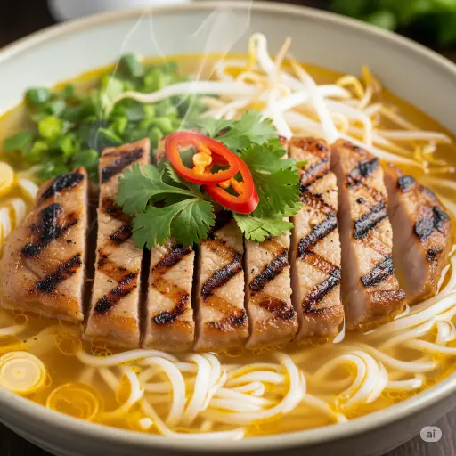 [M] 越式香茅豬扒湯河